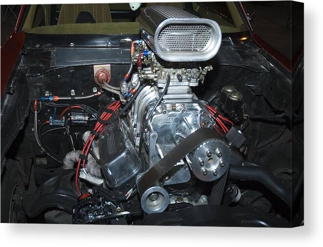 Automobile Canvas Print featuring the photograph Turbocharger by Richard Henne
