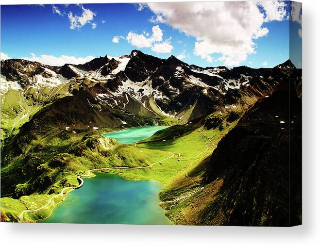 Turino Canvas Print featuring the photograph Turin Alpine by SplitShire