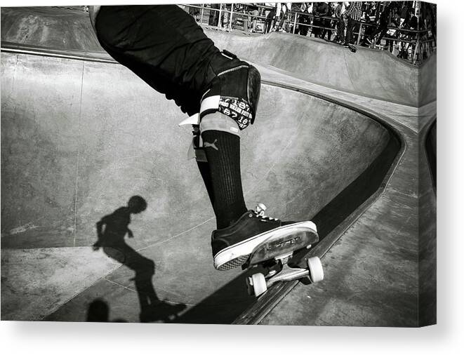 Skateboard Canvas Print featuring the photograph Twins by Jeffrey Ommen