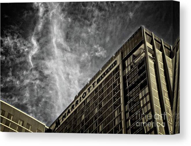 Building Canvas Print featuring the photograph Two Shades by JB Thomas
