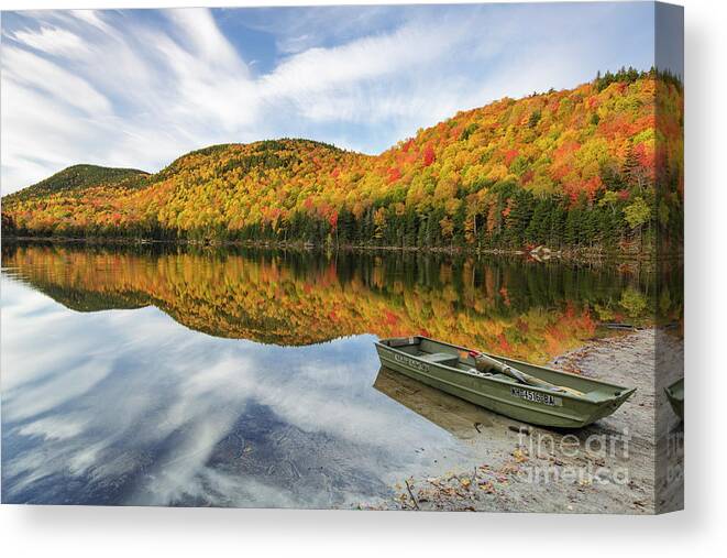 America Canvas Print featuring the photograph Upper Hall Pond - Sandwich New Hampshire by Erin Paul Donovan