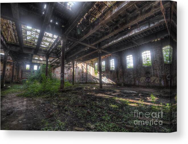 Yhun Suarez Canvas Print featuring the photograph Urban Decay 2.0 by Yhun Suarez