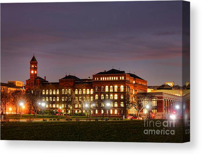 United Canvas Print featuring the photograph US Forest Service Building by Olivier Le Queinec