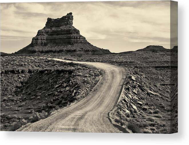 Valley Canvas Print featuring the photograph Valley of the Gods III Toned by David Gordon