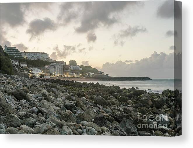 Coast Canvas Print featuring the photograph Ventnor Coast by Clayton Bastiani