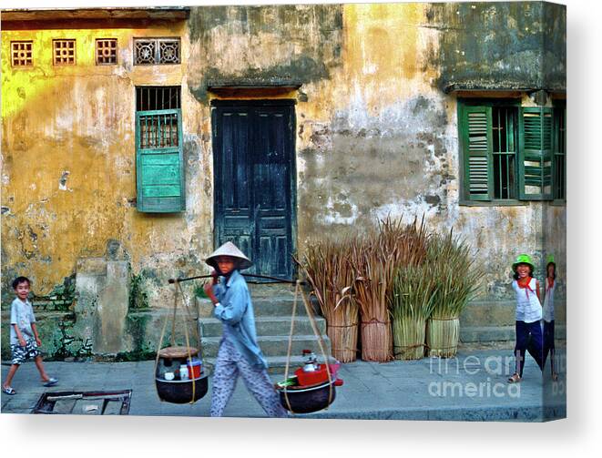 Vietnam Canvas Print featuring the photograph Vietnamese Street Food Sound by Silva Wischeropp