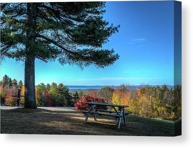 Casco Canvas Print featuring the photograph View from the hill by Jane Luxton