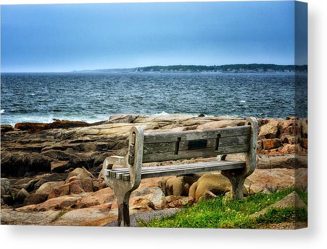 Sea Canvas Print featuring the photograph View of the Sea by Tricia Marchlik
