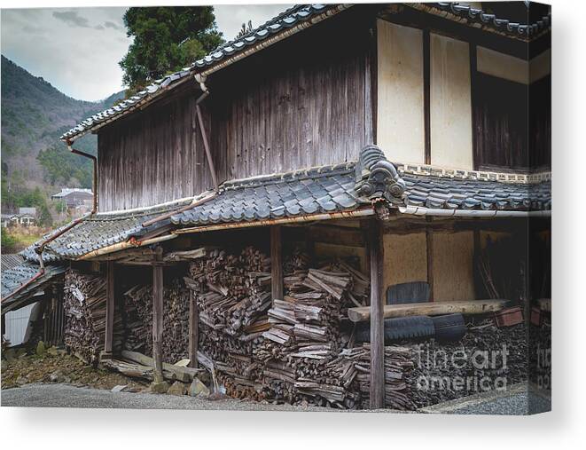 Pottery Canvas Print featuring the photograph Village Pottery, Japan by Perry Rodriguez