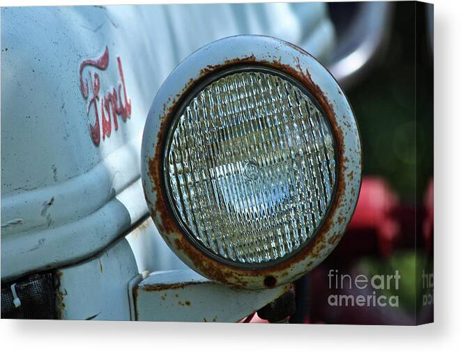 Ford Canvas Print featuring the photograph Vintage Ford by Ann E Robson