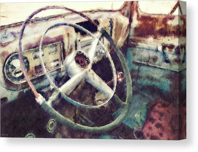 Truck Canvas Print featuring the photograph Vintage Pickup Truck by Phil Perkins