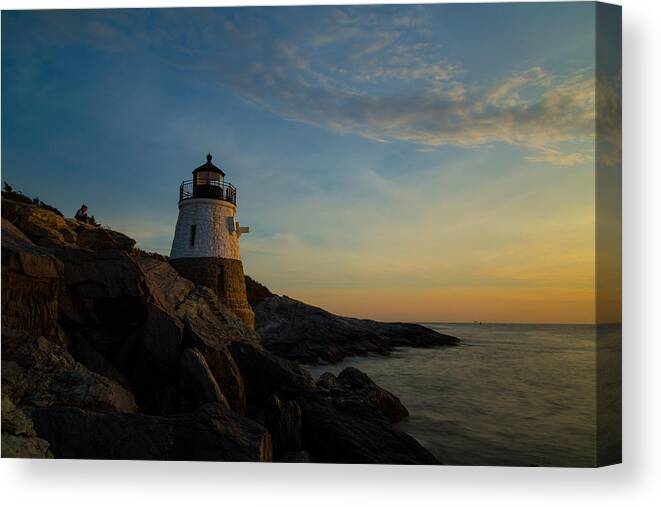 Light Canvas Print featuring the photograph Watching the Sun by Brian Hale