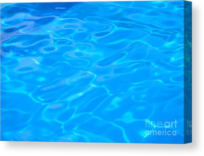 Beautiful Canvas Print featuring the photograph Water Reflections by Mary Van de Ven - Printscapes