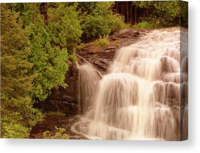 Waterfall Canvas Print featuring the photograph Waterfall by Peter Ponzio