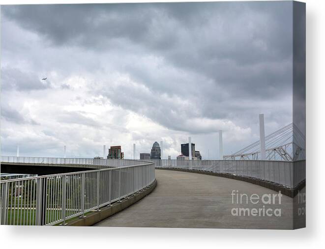 Royal Photography Canvas Print featuring the photograph Waterfront Walking by FineArtRoyal Joshua Mimbs