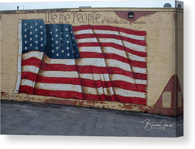  Canvas Print featuring the photograph We the People by Brian Jones