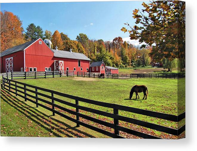 Weathercock Farm Canvas Print featuring the photograph Weathercock Farm by Ben Prepelka