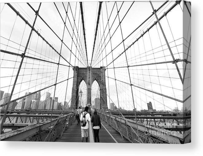 Landscape Canvas Print featuring the photograph Web of Love by Andrew Serff