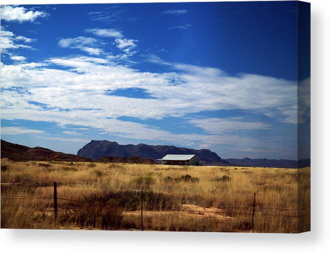 West Texas Horizon Canvas Print featuring the photograph West Texas #1 by David Chasey
