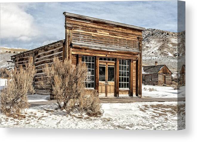 Americana Canvas Print featuring the photograph Western Saloon by Scott Read