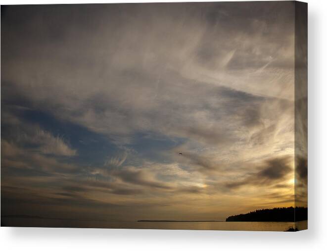 Cloud Canvas Print featuring the photograph What Do You See by Monte Arnold