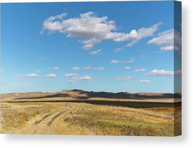 Canada Canvas Print featuring the photograph What Was Once A Road by Allan Van Gasbeck