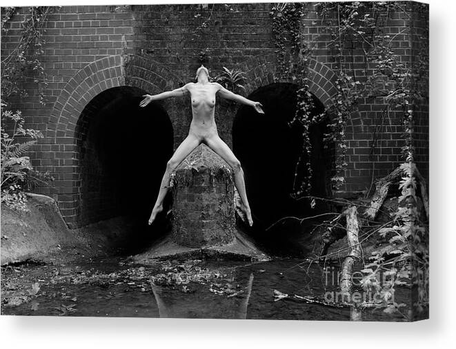 Woman Canvas Print featuring the photograph Which way? by Clayton Bastiani