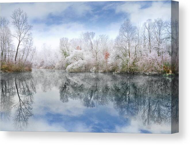 Landscape Canvas Print featuring the photograph White Space by Philippe Sainte-Laudy