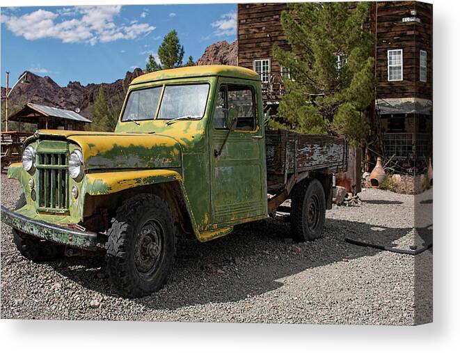 Nelson Canvas Print featuring the photograph Willys Jeep Truck by Kristia Adams