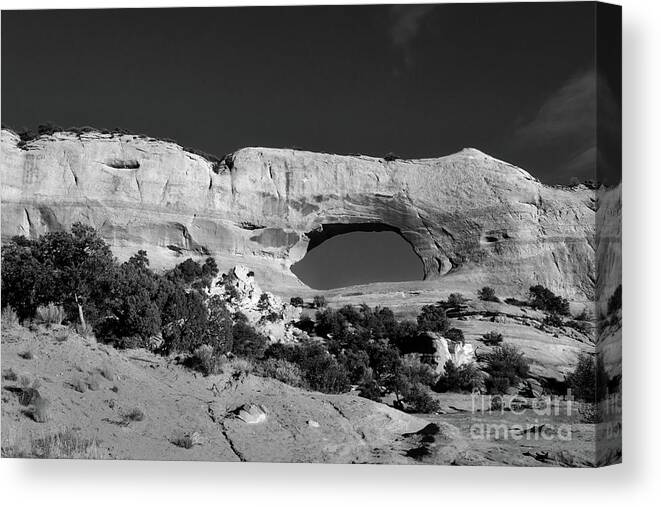 Landscape Canvas Print featuring the photograph Wilson's Arch by Ana V Ramirez