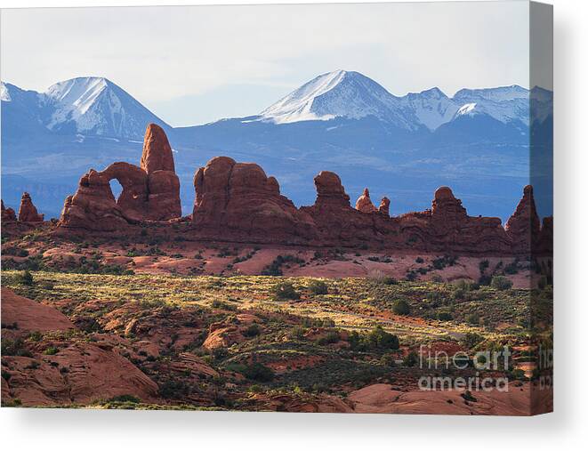 Utah Canvas Print featuring the photograph Wing Window by Jim Garrison