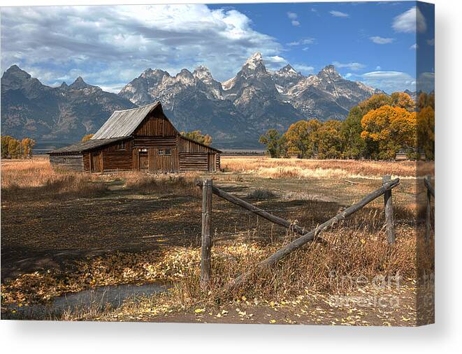 Old West Canvas Print featuring the photograph Withstanding The Test Of Time by Sandra Bronstein