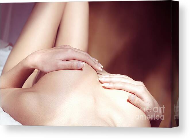 Young Woman Breast Photograph by Maxim Images Exquisite Prints
