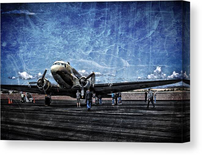 Photograph Canvas Print featuring the photograph WWII Workhorse by Richard Gehlbach