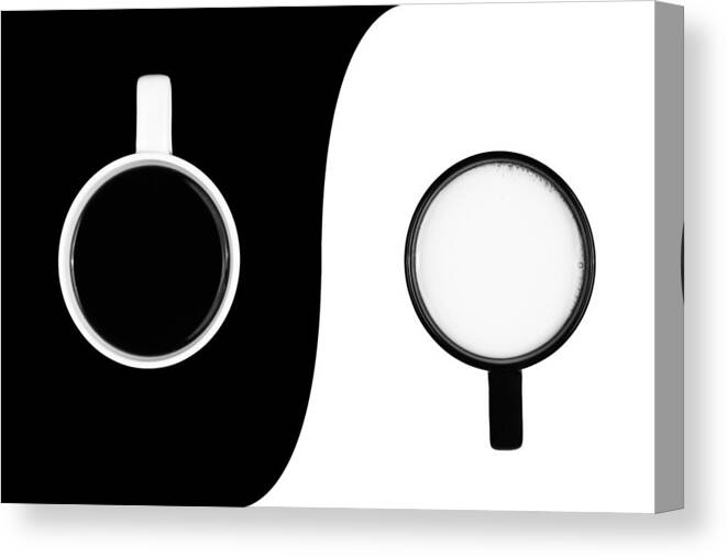 Background Canvas Print featuring the photograph Yin and Yang by Gert Lavsen