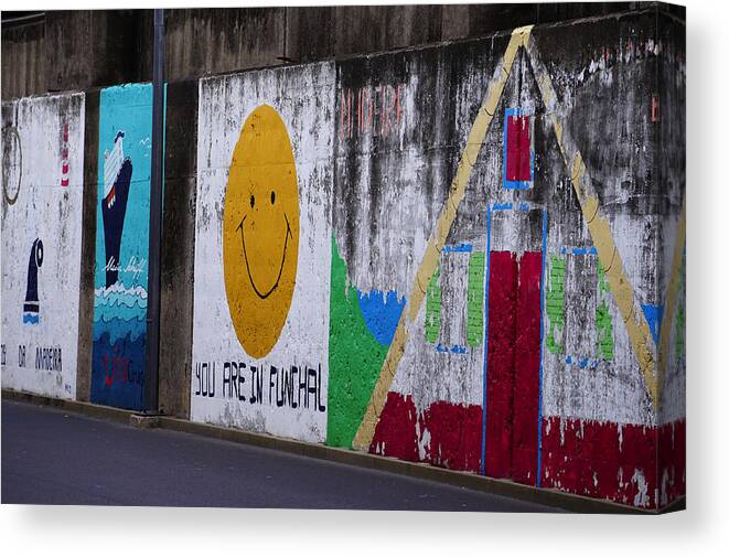 Funchal Canvas Print featuring the photograph You Are In by Brooke Bowdren