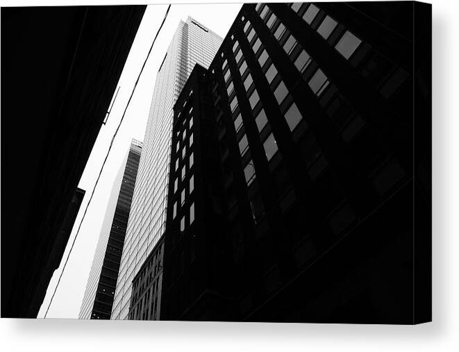 Urban Canvas Print featuring the photograph Zig And Windows by Kreddible Trout