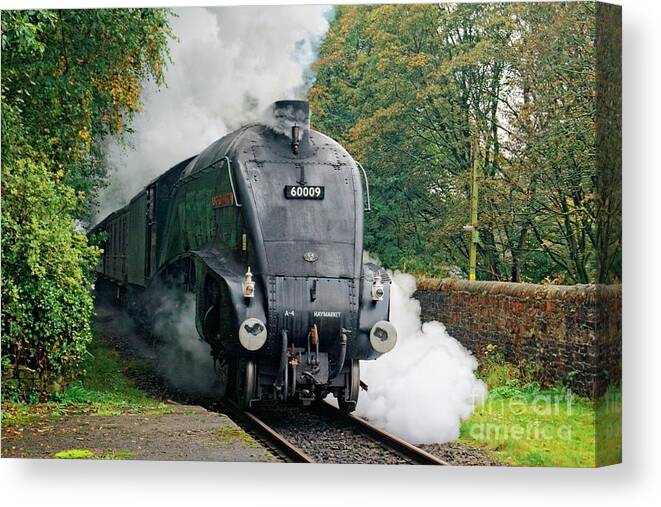 Steam Canvas Print featuring the photograph 60009 Union Of South Africa #2 by David Birchall