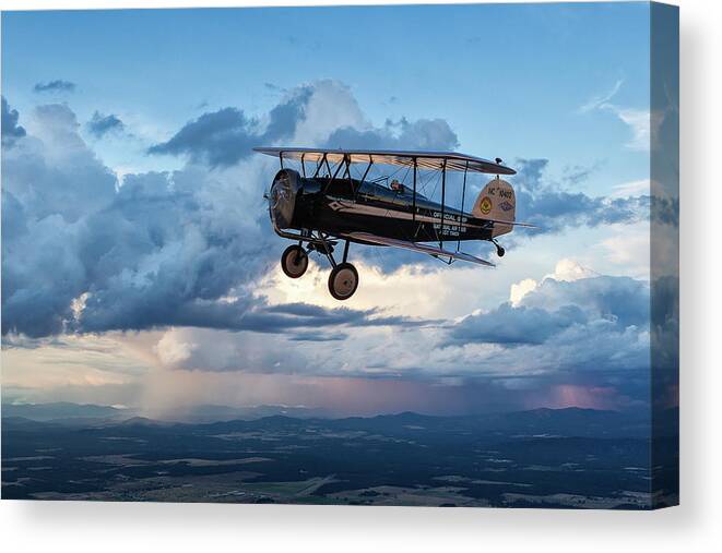 A2a Canvas Print featuring the photograph Above It All #2 by Jay Beckman