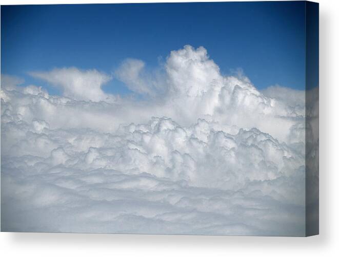 Majestic Canvas Print featuring the photograph Cumulus Clouds #1 by Geostock