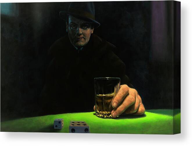 Drinking Canvas Print featuring the photograph Drinking #1 by James W. Johnson