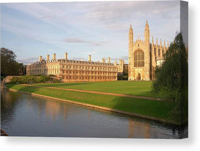 Shadow Canvas Print featuring the photograph England, Cambridge, Cambridge #1 by Andrew Holt