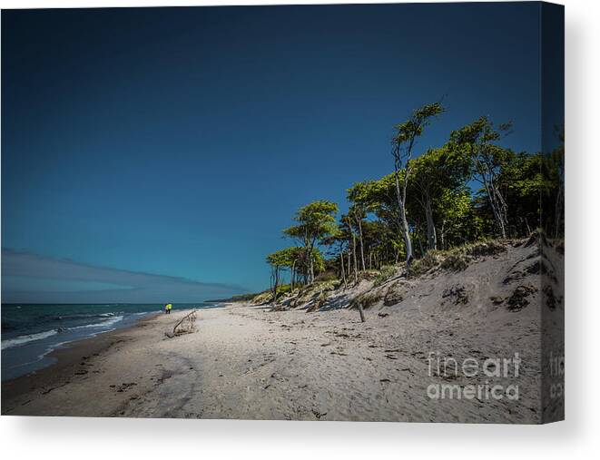 Fischland Canvas Print featuring the photograph Feel the Breeze #1 by Eva Lechner