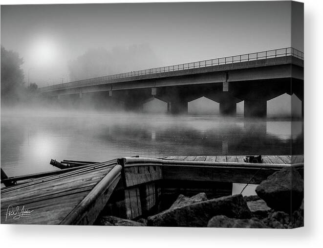 Fog Canvas Print featuring the photograph Morning Fog #1 by Phil S Addis