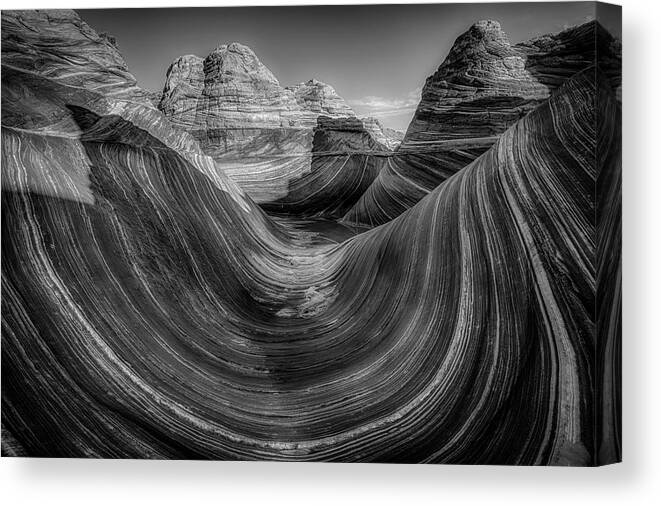 Vermillion Cliffs Canvas Print featuring the photograph Nature's Abstract #1 by Mountain Dreams
