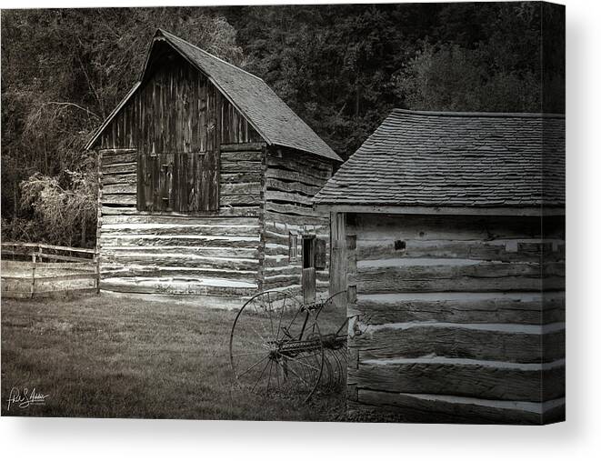 Sheds Canvas Print featuring the photograph Old Homestead #1 by Phil S Addis