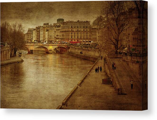 Paris Canvas Print featuring the photograph Paris #1 by Isabelle Dupont