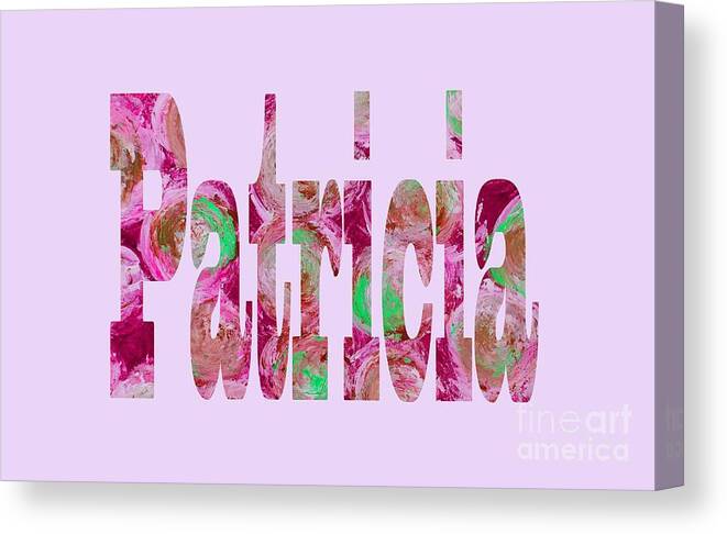 Patricia Canvas Print featuring the digital art Patricia by Corinne Carroll