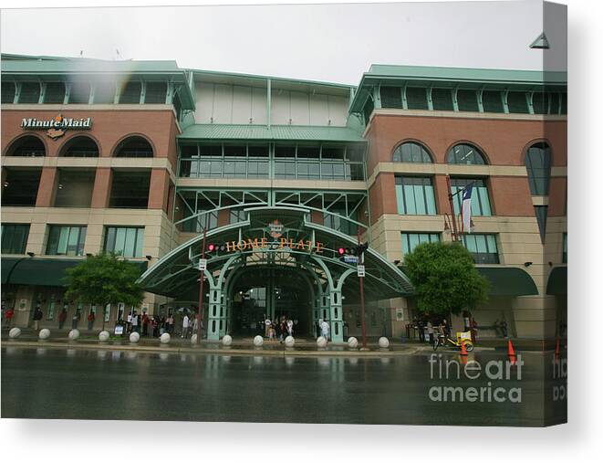 Scenics Canvas Print featuring the photograph Pittsburgh Pirates V Houston Astros #1 by Stephen Dunn