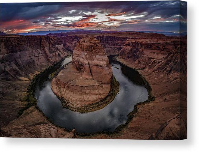 Colorado Canvas Print featuring the photograph Red #1 by Michel Romaggi